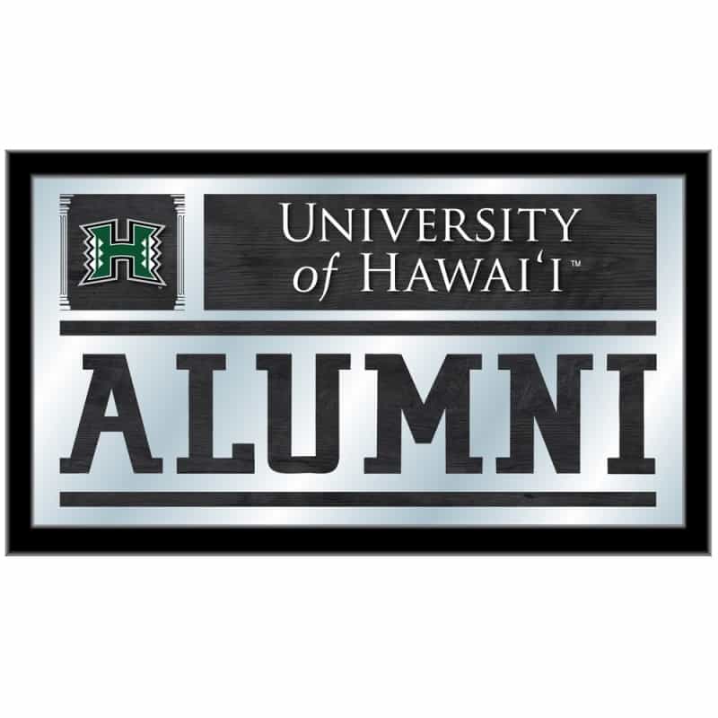 University Of Hawaii Alumni Mirror By Holland Bar Stool Co