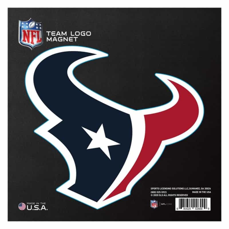 Houston Texans Large Team Logo Magnet 10" (8.7329"X8.3078")