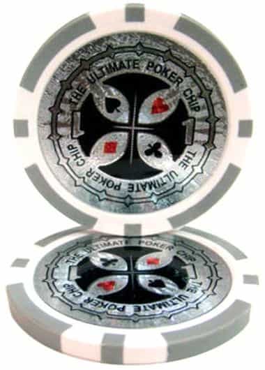 The Ultimate Poker Chip Series 14 Gram - $1 Sold By The Roll 25 Pcs. Per Roll