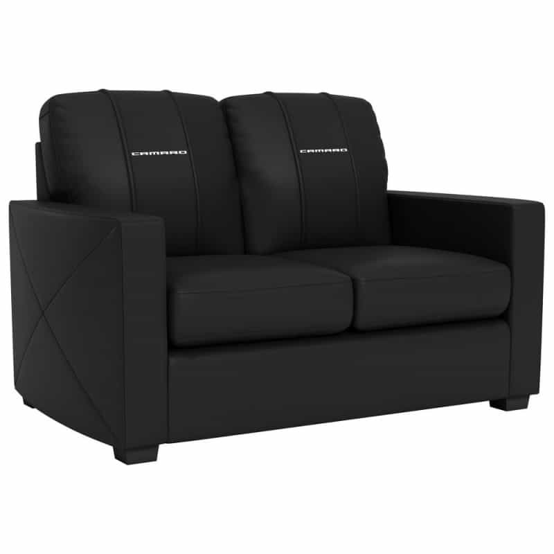 Stationary Loveseat With Camaro Logo