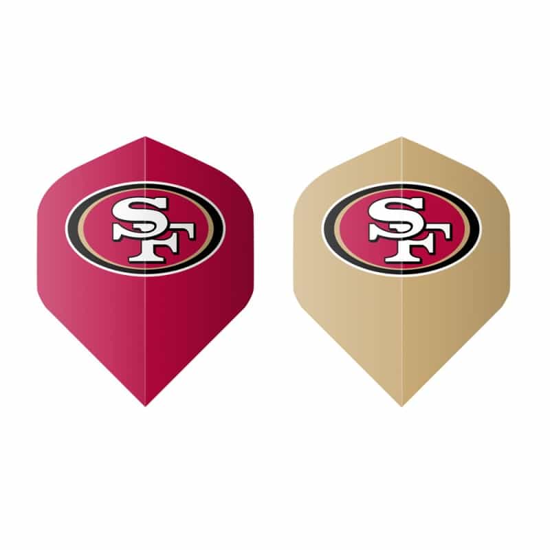 San Francisco 49Ers Fan's Choice 10Ctpk Dart Flights