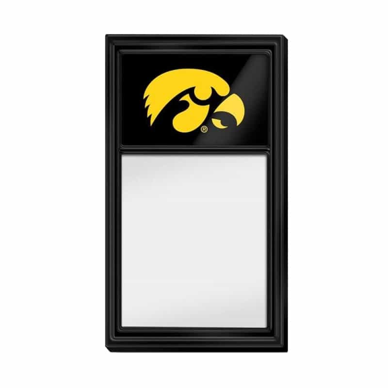 University Of Iowa Hawkeyes Team Board Whiteboard-Tigerhawk