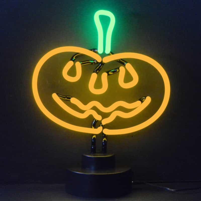 Pumpkin Neon Sculpture 12" X 12" X 6"