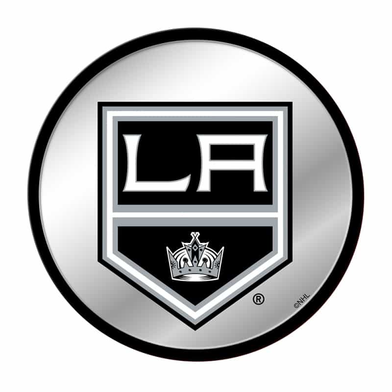 La Kings: Modern Disc Mirrored Wall Sign