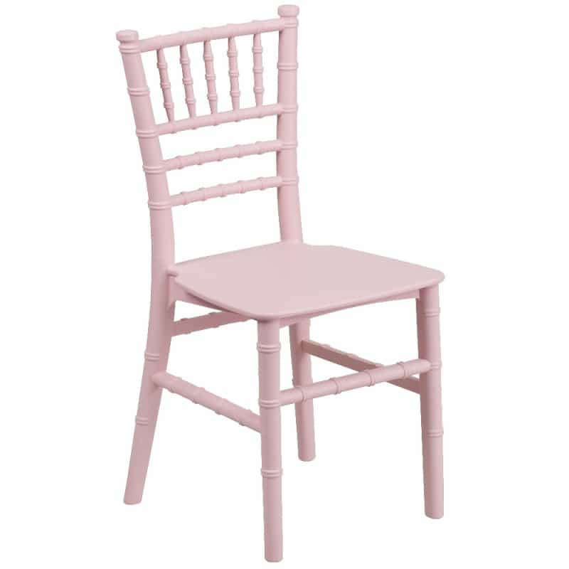 Hercules Childs Pink Resin Party And Event Chiavari Chair For Commercial & Residential Use