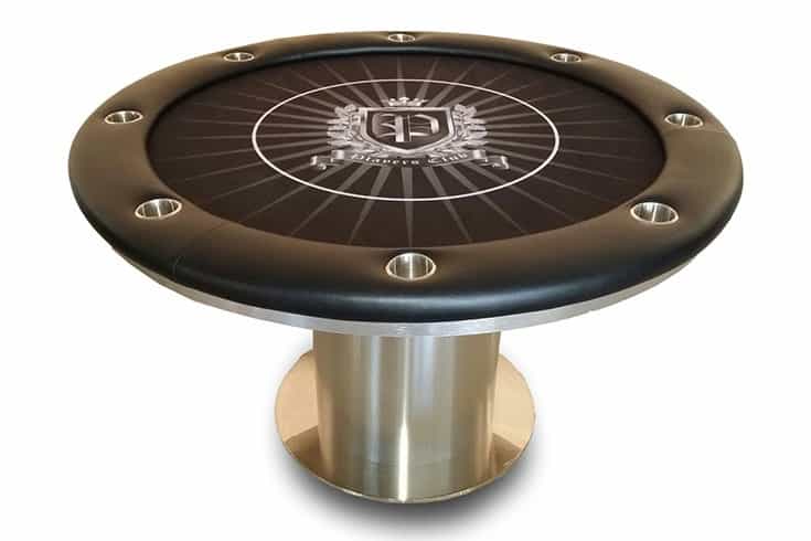 Cairo Round Poker Table