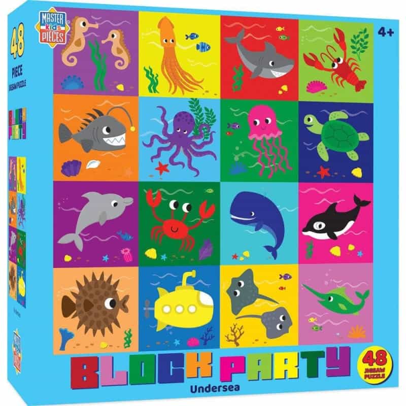 Block Party - Undersea 48 Piece Puzzle