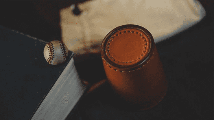 Leather Chop Cup With Balls (Brown) By Tcc
