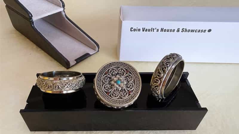Coin Vault Case And Display Set (Black)