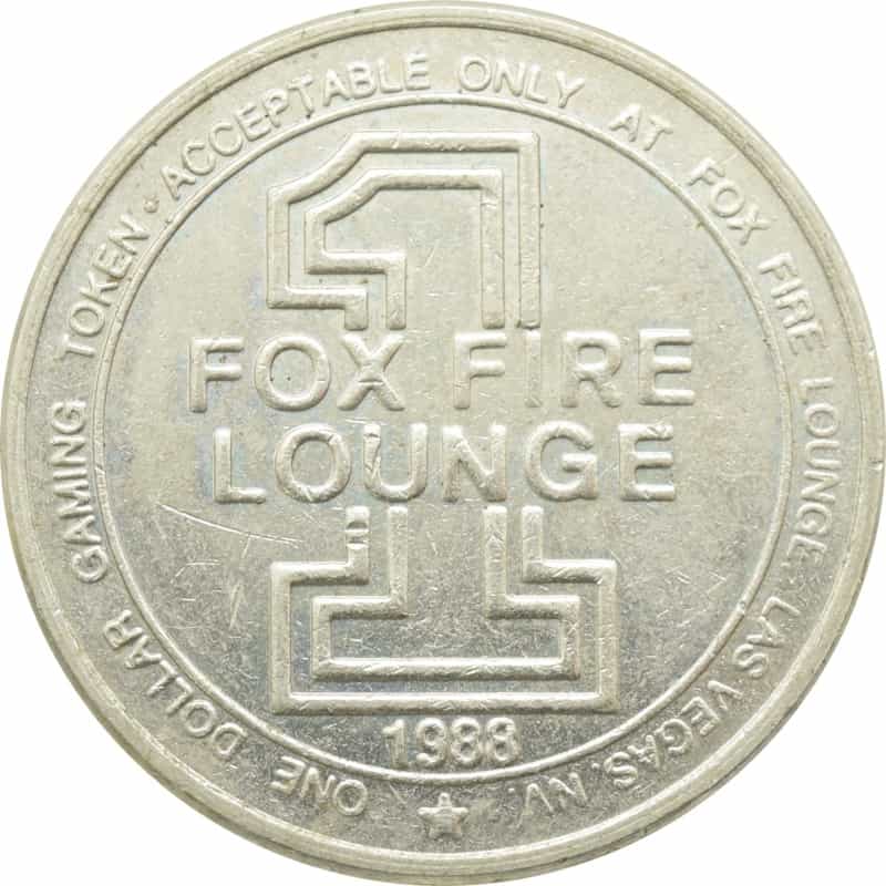 Foxfire Lounge Las Vegas Nv $1 Token 1988
