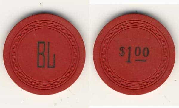 Fred's Bar Casino Pahrump Nevada $1 Chip 1948
