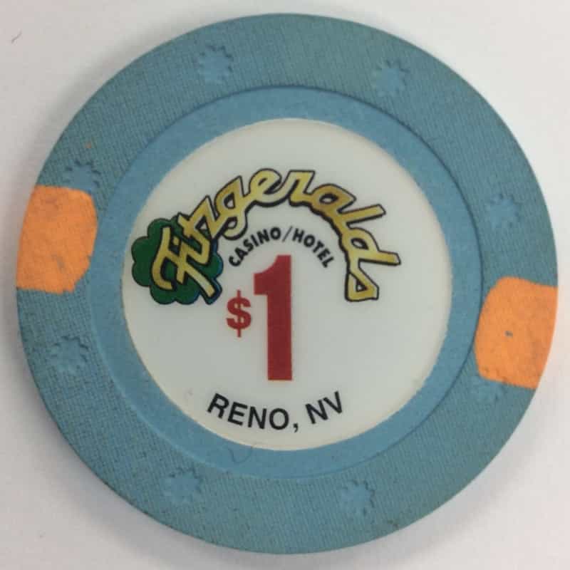 Fitzgeralds Casino Reno Nevada $1 Chip 2004