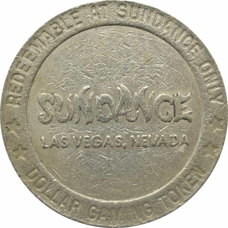 Sundance Casino Las Vegas Nevada $1 Token 1980