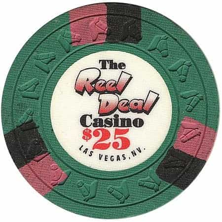 The Reel Deal Casino Las Vegas Nevada $25 Chip 1992