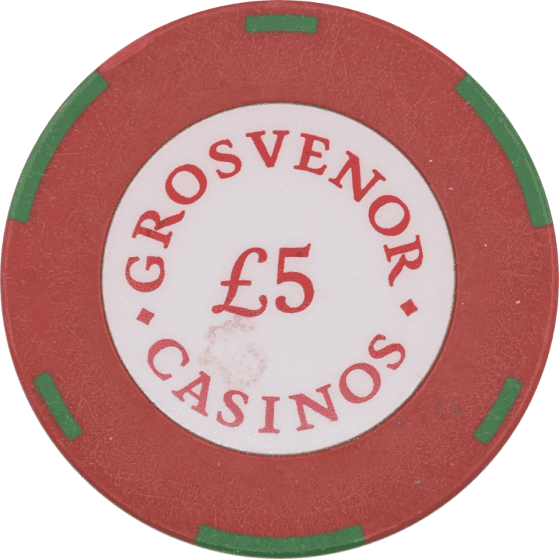 Grosvenor Casinos United Kingdom Uk £5 Chip