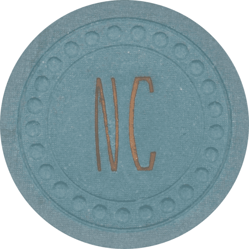 Nevada Club Casino Reno/Crystal Bay Nevada Green Roulette Chip 1946