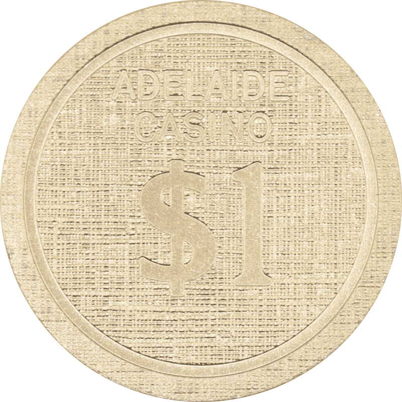 Adelaide Casino Adelaide Sa Australia $1 Token / Chip