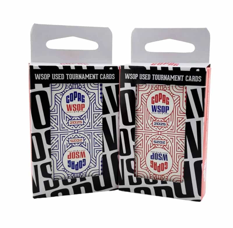 Copag 2025 Wsop Played 100% Plastic Playing Cards Bridge Narrow 2-Deck Set Jumbo Index