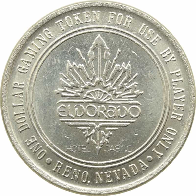 Eldorado Casino Reno Nv $1 Token 1988