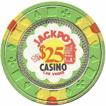 Jackpot Casino Las Vegas Nevada $25 Chip 1973