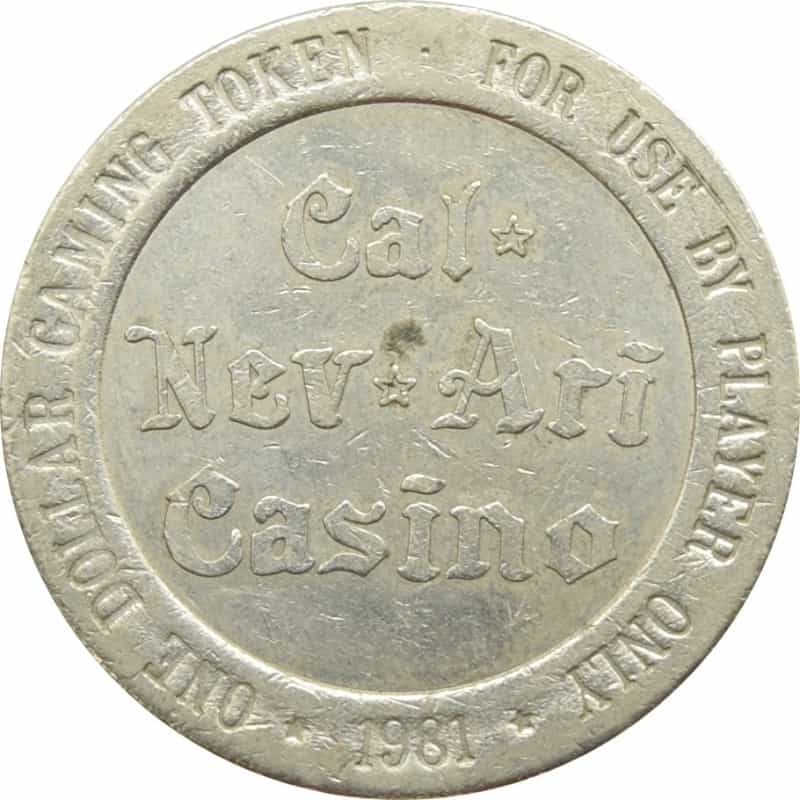 Cal-Nev-Ari Casino Nv $1 Token 1981