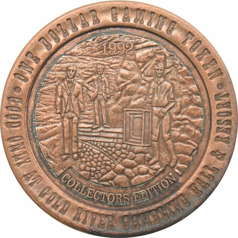 Gold River Casino Laughlin Nv $1 Token 1992