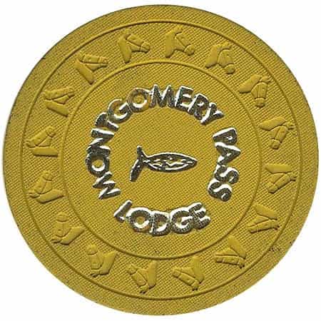 Montgomery Pass Lodge Casino Montgomery Pass Nevada$1 Chip 1965