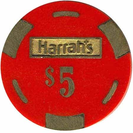 Harrah's Casino Reno/Lake Tahoe Nevada $5 Chip 1980s