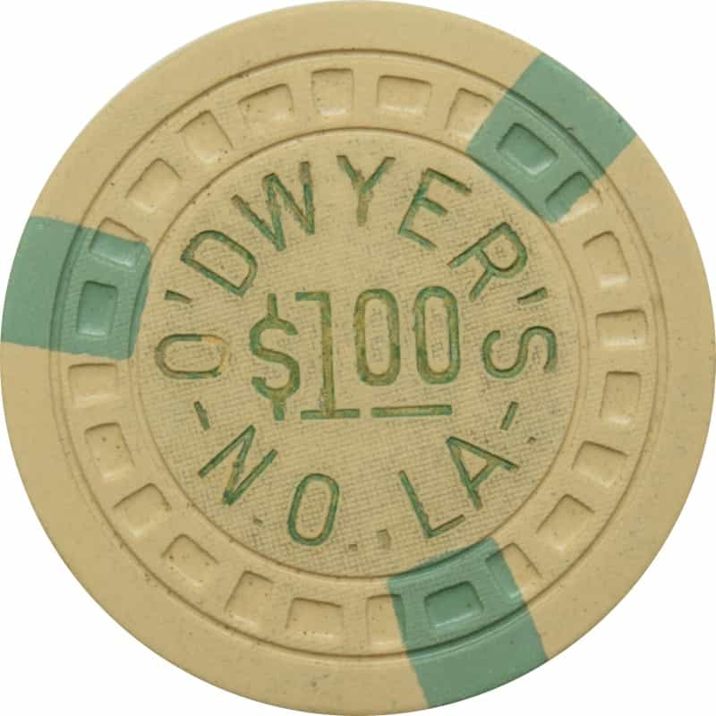 O'dwyer's Illegal Casino New Orleans Louisiana $1 Lgsqur Chip