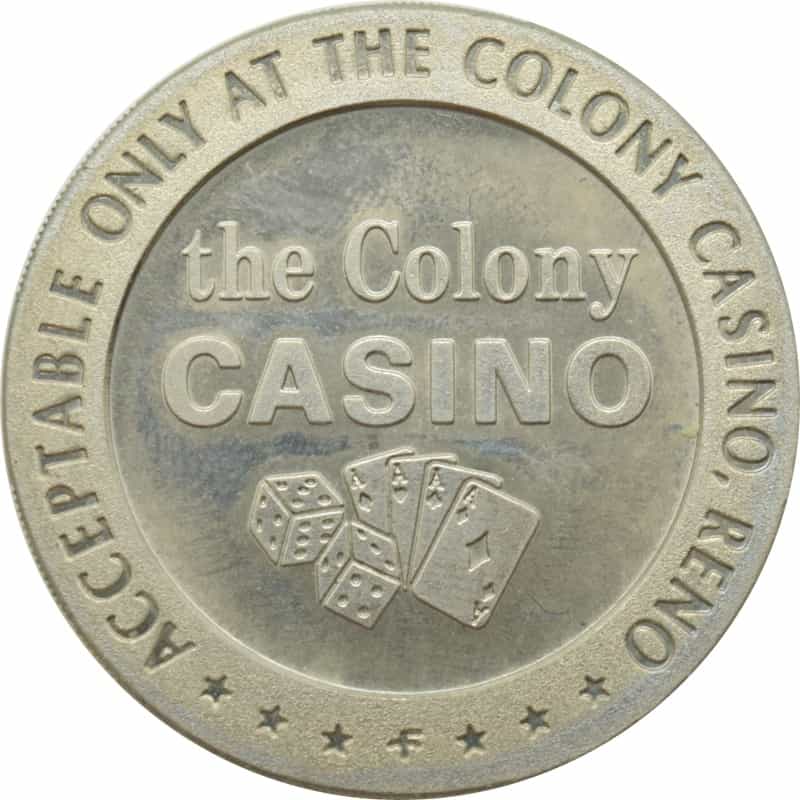Colony Casino Reno Nevada $1 Token 1967