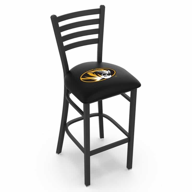L004 Missouri 25" Stationary Counter Stool With Black Wrinkle Finish