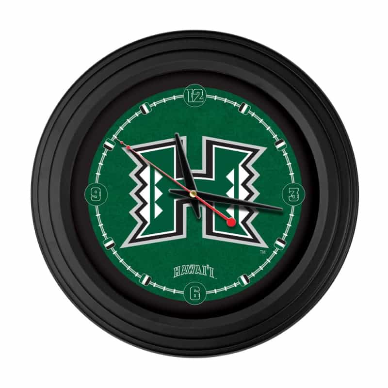 University Of Hawaii 15" Traditional Wall Clock By Holland Bar Stool Co