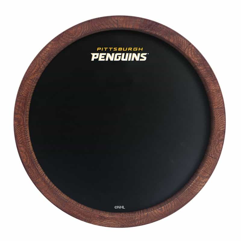 Pittsburgh Penguins: Secondary Logo - Barrel Top Chalkboard