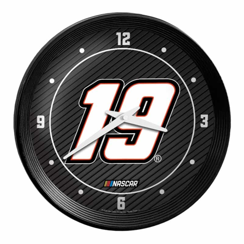 Martin Truex, Jr.: Ribbed Frame Wall Clock