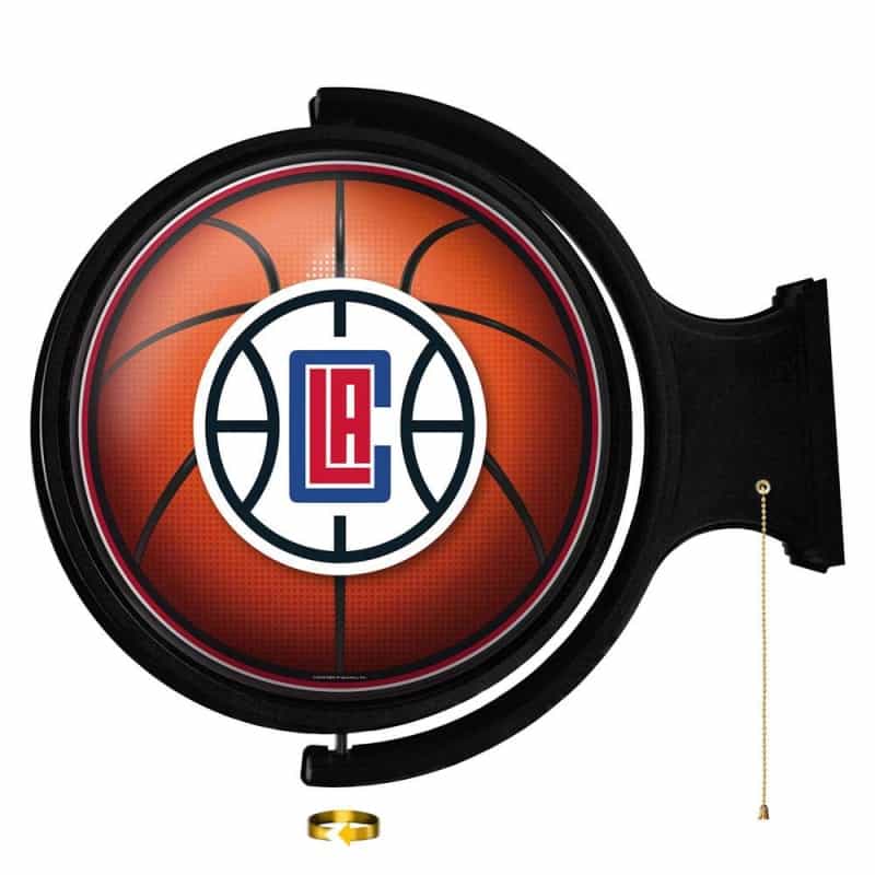 Los Angeles Clippers: Basketball - Original Round Rotating Lighted Wall Sign