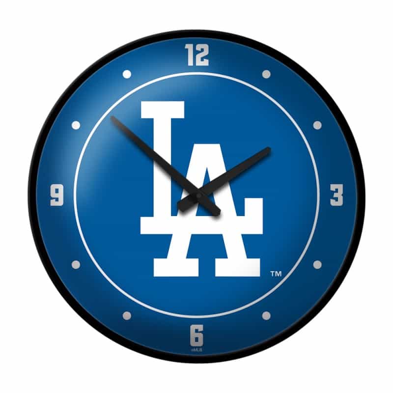 Los Angeles Dodgers: Logo - Modern Disc Wall Clock
