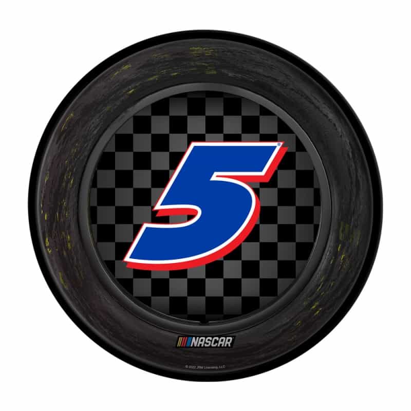 Kyle Larson: Tire Framed - Modern Disc Wall Sign