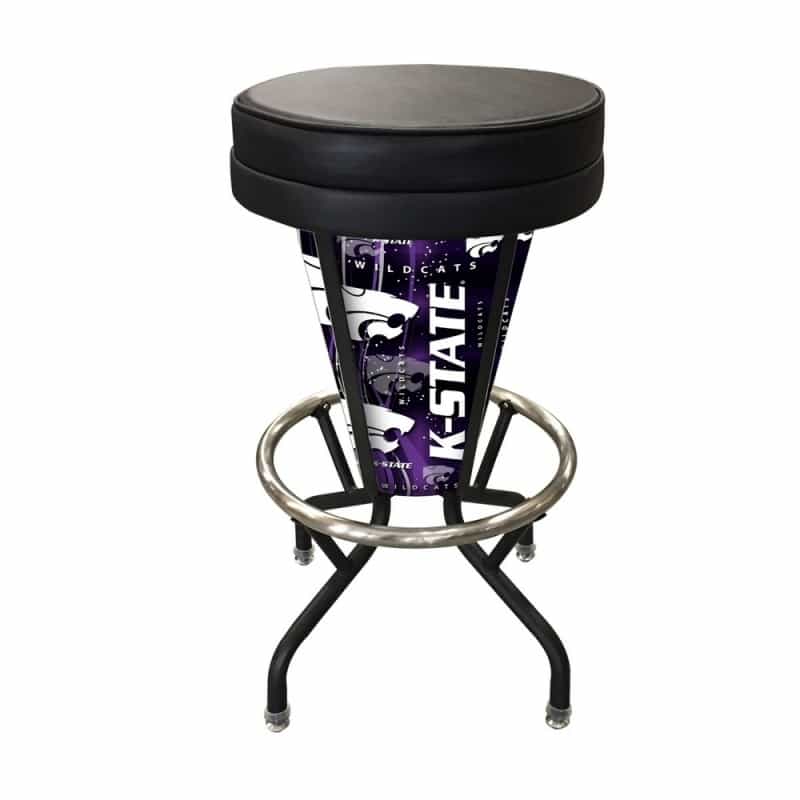 Lighted Kansas State Swivel Bar Stool By Holland Bar Stool Co