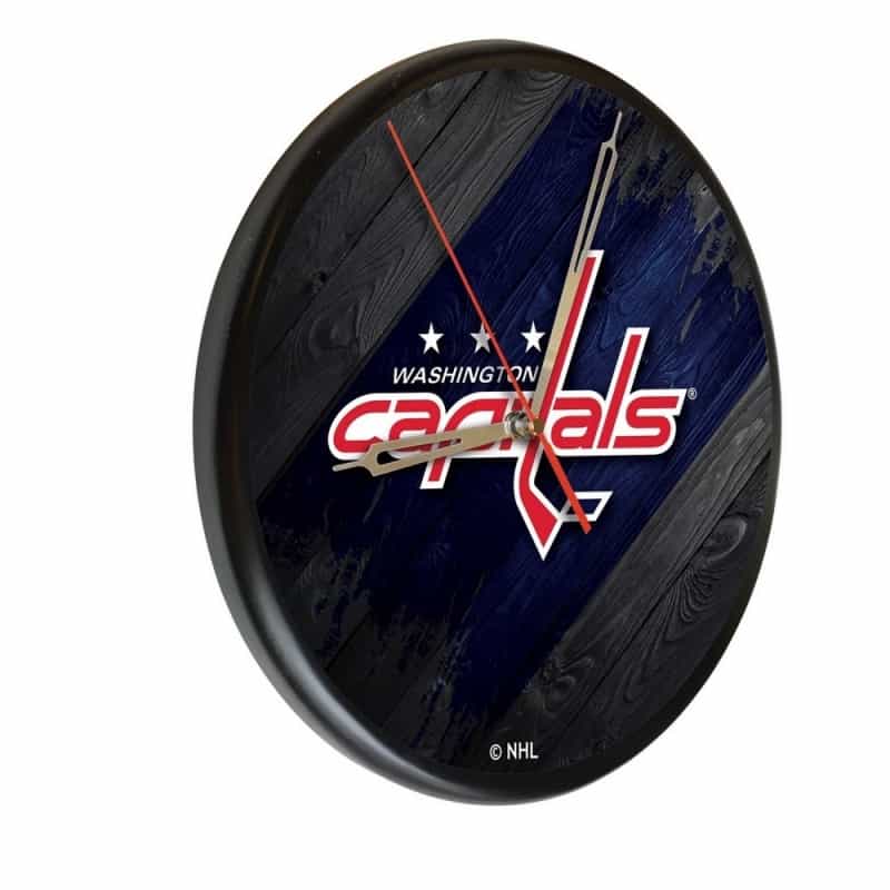 Washington Capitals Digitally Printed Wood Clock By The Holland Bar Stool Co