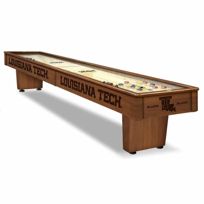 Louisiana Tech 12' Shuffleboard Table By Holland Bar Stool Co