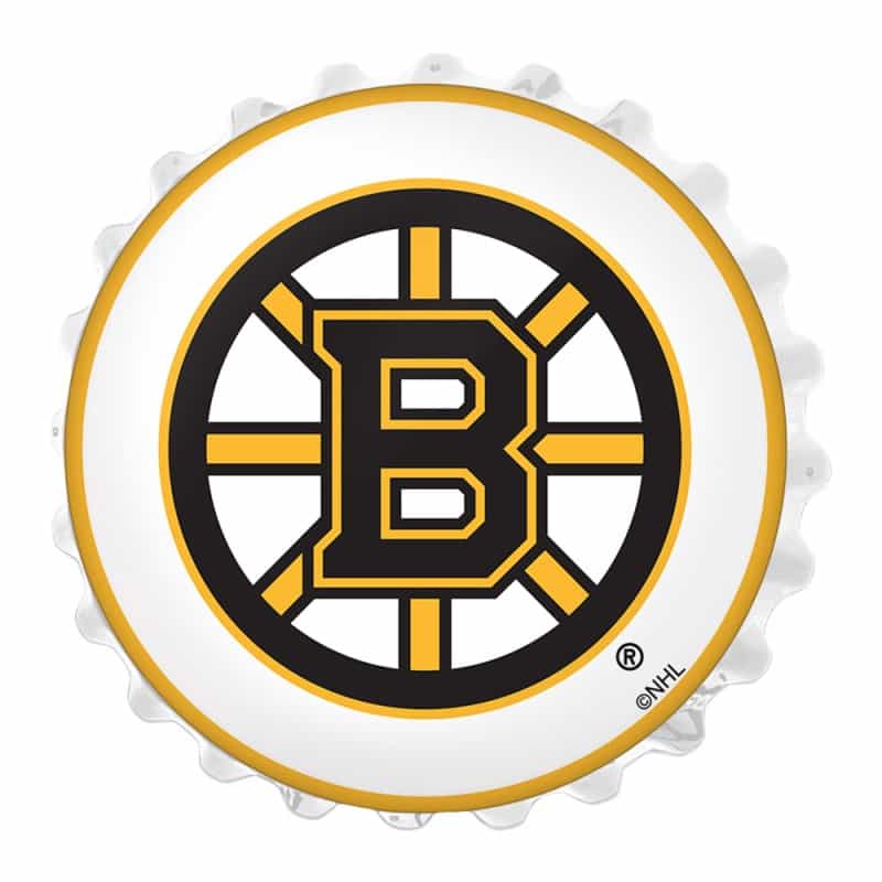 Boston Bruins: Bottle Cap Wall Light