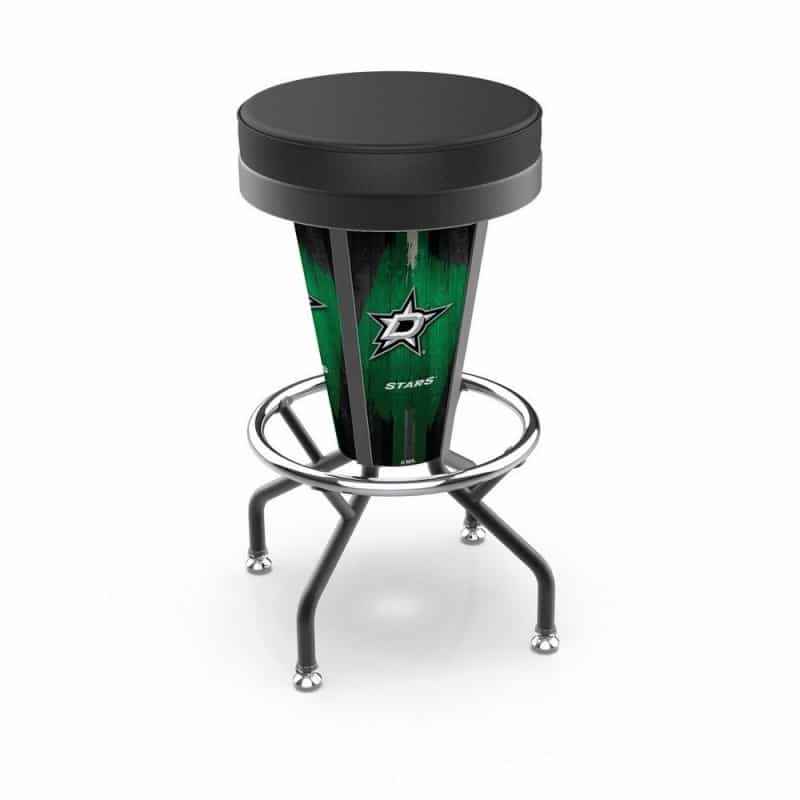 Lighted Dallas Stars Swivel Bar Stool By Holland Bar Stool Co