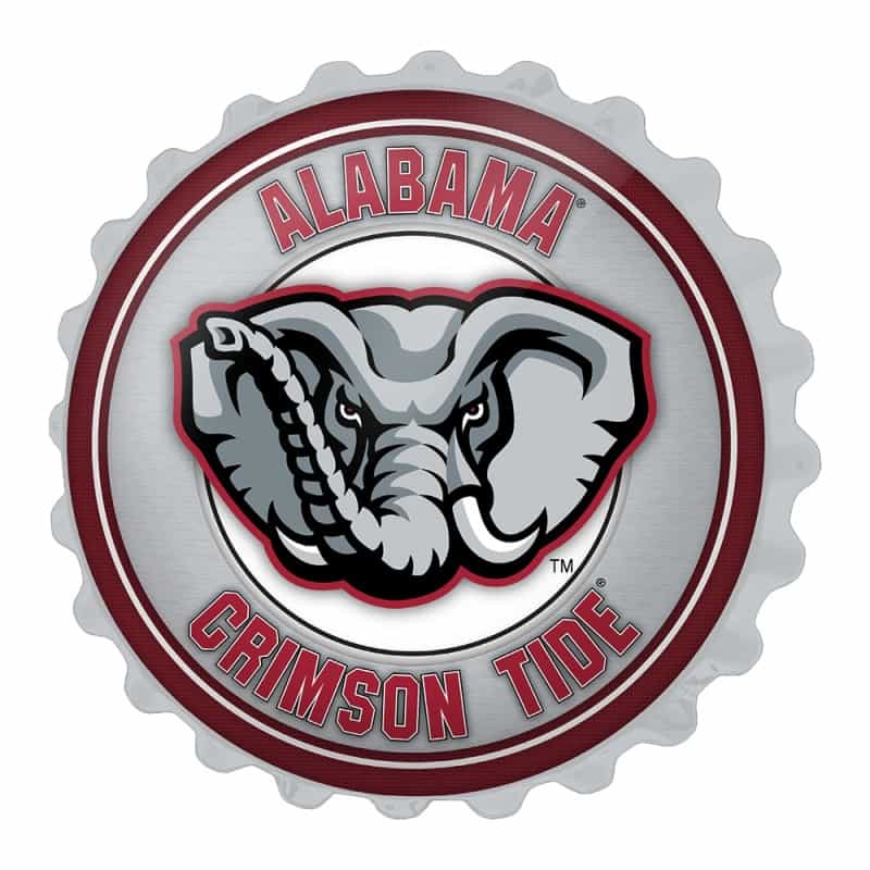Alabama Crimson Tide: Al Logo - Bottle Cap Wall Sign