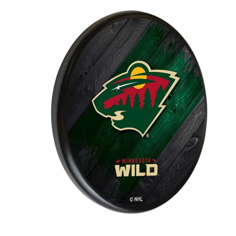 Minnesota Wild Digitally Printed Wood Sign By The Holland Bar Stool Co