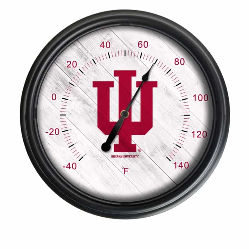 Indiana University Indoor/Outdoor Led Thermometer By Holland Bar Stool Company