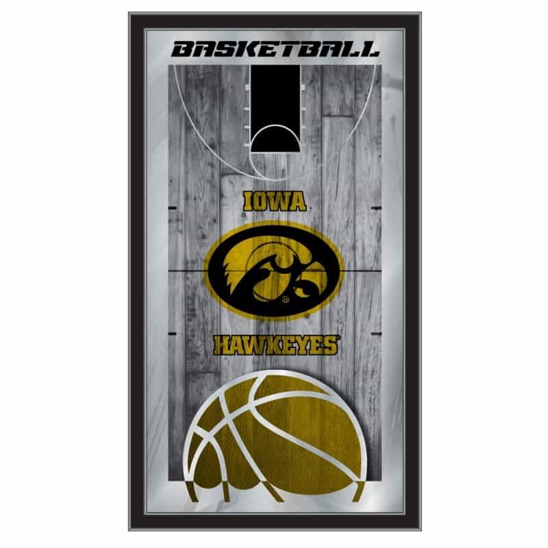 Iowa 15" X 26" Basketball Mirror By Holland Bar Stool Company