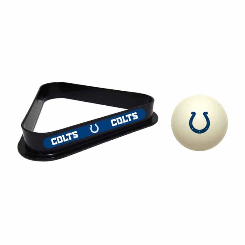 Indainapolis Colts Cue Ball & Ball Rack