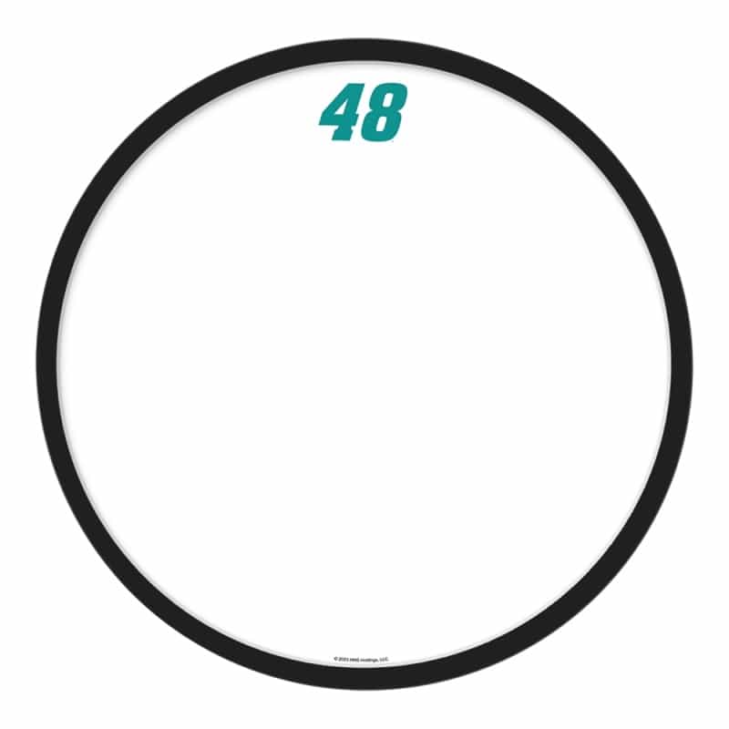 Alex Bowman: Modern Disc Dry Erase Wall Sign