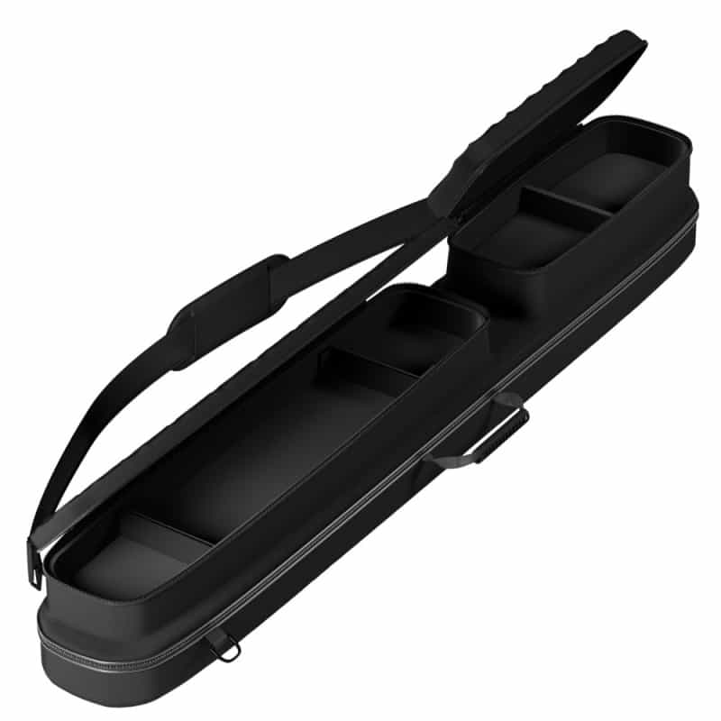 Casemaster Parallax Diamond Billiard Cue Case (Pool Stick Case) Black