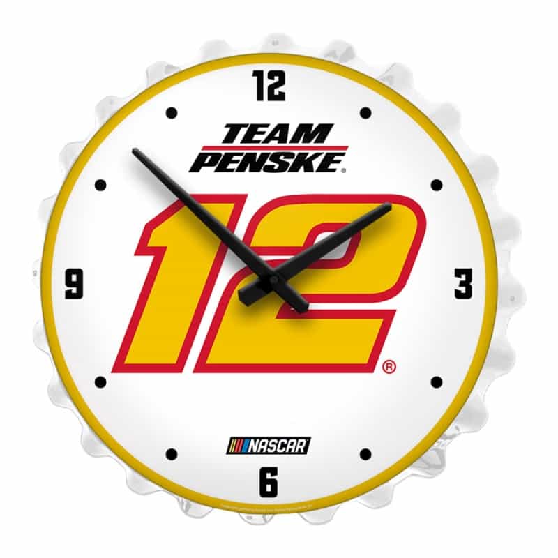 Ryan Blaney: Bottle Cap Lighted Wall Clock